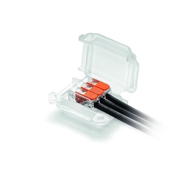 RAYTECH HAPPYJOINT3 Mini cajas con conector y gel listo para usar 0,6/1kV IPX8 (41x28x19) con conector de palan