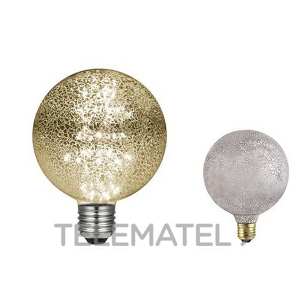 LAES 988109 Lámpara Globe 125 Craquele ámbar STAR TREE 1,8W