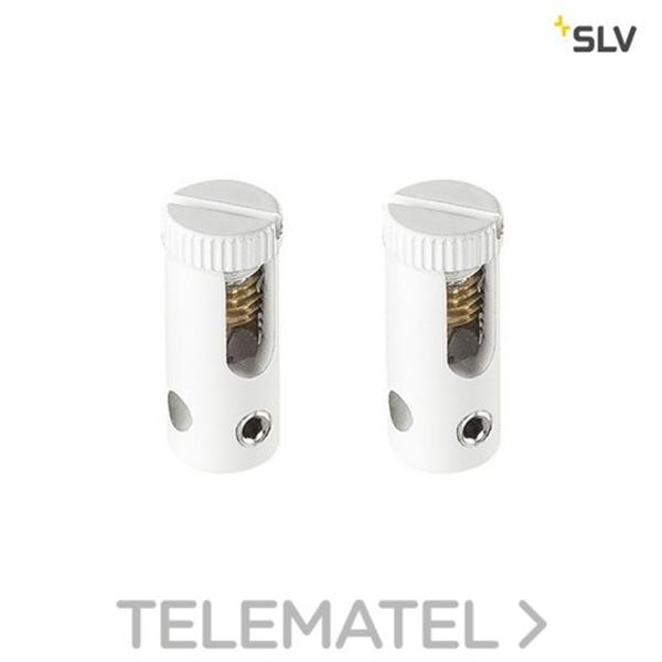 SLV 186351 Alimentador blanco para sistema cuerda 12V blanco