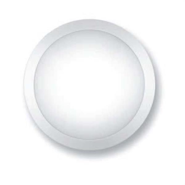 FENOPLASTICA 8322 B LED/EM Aplique redondo policarbonato led 14W 4000K 1250lm blanco con emergencia