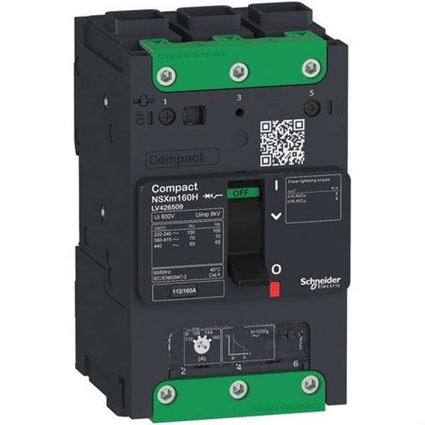 SCHNEIDER ELECTRIC LV426107 Interruptor NSXm 16kA TM100D 3P Elink