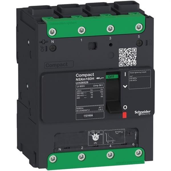 SCHNEIDER ELECTRIC LV426127 Interruptor NSXm 16kA TM100D 4P/4P Elink