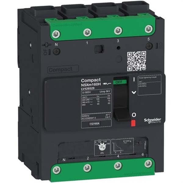 SCHNEIDER ELECTRIC LV426129 Interruptor NSXm 16kA TM160D 4P/4P Elink