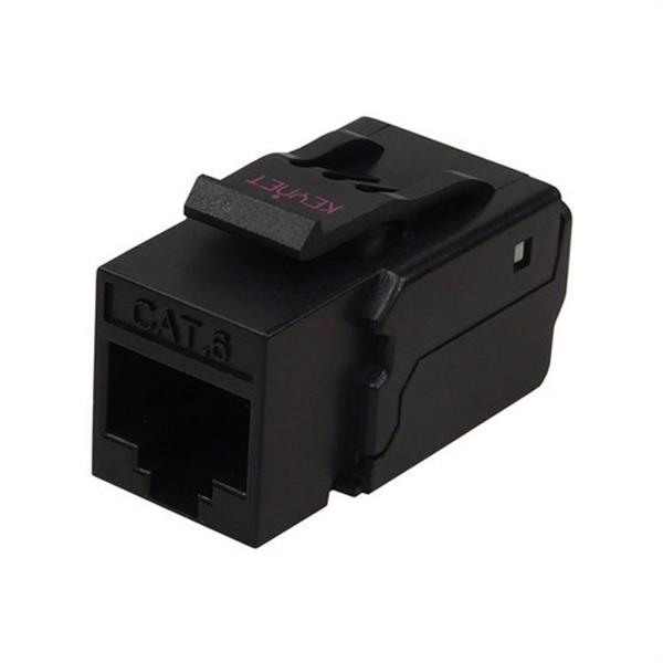 KEYNET SYSTEMS TK-6U9-5LM Keystone Cat6 UTP 90º50 µ" HQ NEGRO 110-TK5LM sin herramienta