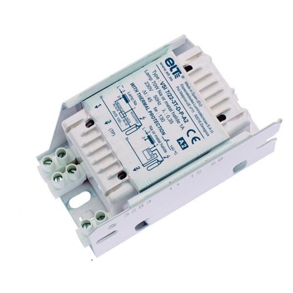 ELT 6116102 Reactancia VSI 7/22-3T-D-P-A2 70W 230V 50Hz para lámparas de descarga HID uso interior