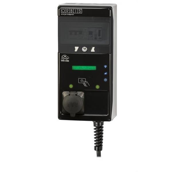 ORBIS OB94D019 Salida adicional 22kW 3x32A manguera tipo 2 de 5m largo balanceada con la salida principal 