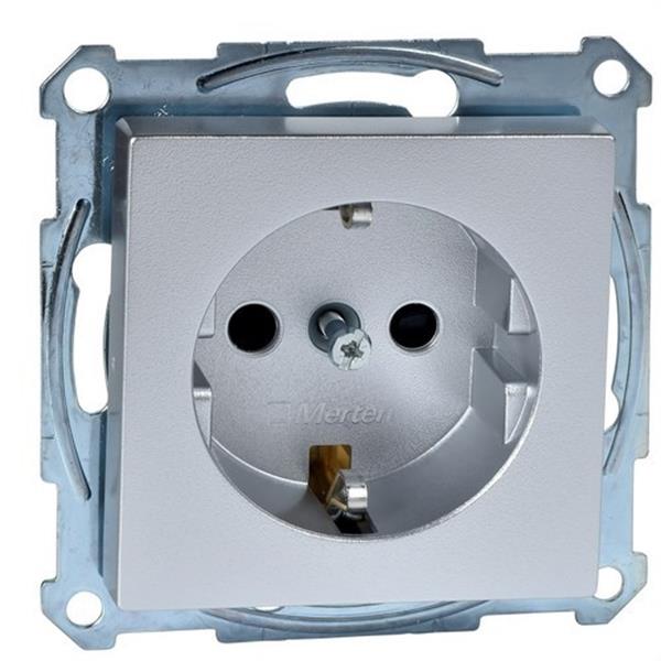 SCHNEIDER ELECTRIC MTN2300-0460 Toma schuko completa con mecanismo 16A aluminio