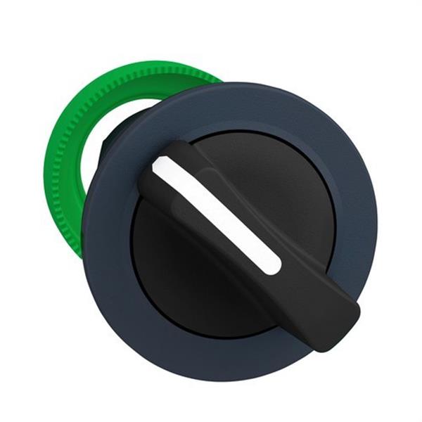 SCHNEIDER ELECTRIC ZB5FD2 Cabeza selector FLUSH negra 2 posiciones fijas