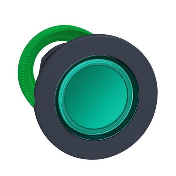 SCHNEIDER ELECTRIC ZB5FW333 Cabeza pulsador FLUSH luminoso verde LED