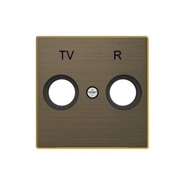 NIESSEN 8550 OE Tapa toma TV/R de la serie SKY color oro envejecido