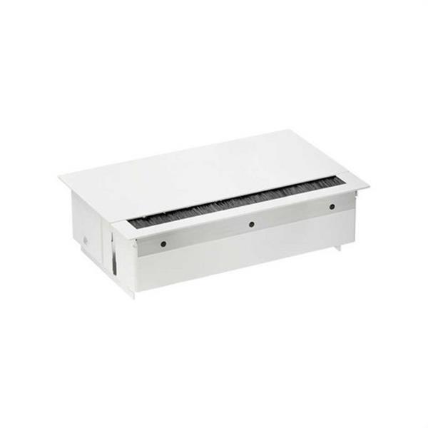 SIMON 44523000-130 Kit dentro de la mesa personalizable SIMON 400 con tapa+cepillo+cargador 2xUSB 3 schukos 1 