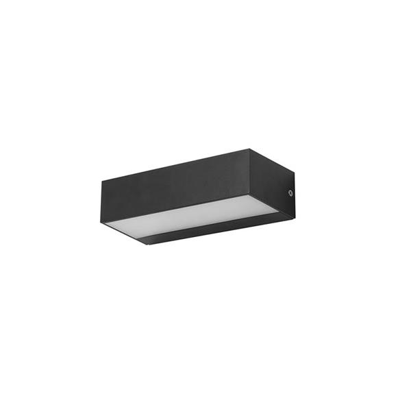 FORLIGHT PX-0376-ANT Aplique IP65 Ara Small LED 9.3W blanco cálido 3000K on-off gris urbano 820.00