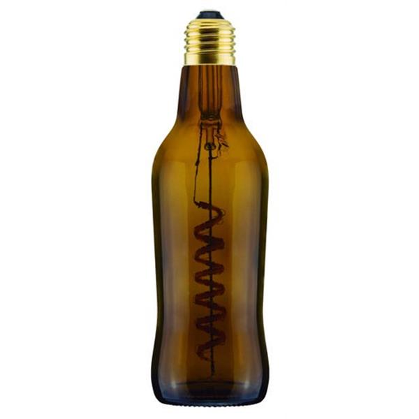 MEGAMAN 53433 Lámpara con forma de botella LightBeer 8W 1800K E27 marrón