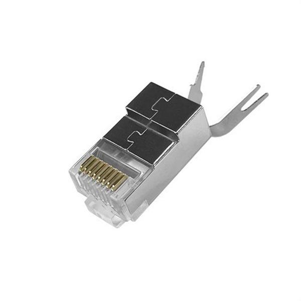 KEYNET SYSTEMS FE-HQ6A2-50PG Conector RJ45 Cat6/6A FTP cond. 1.2-1.4mm/insert 1,4mm 3pr 50u" OD7mm