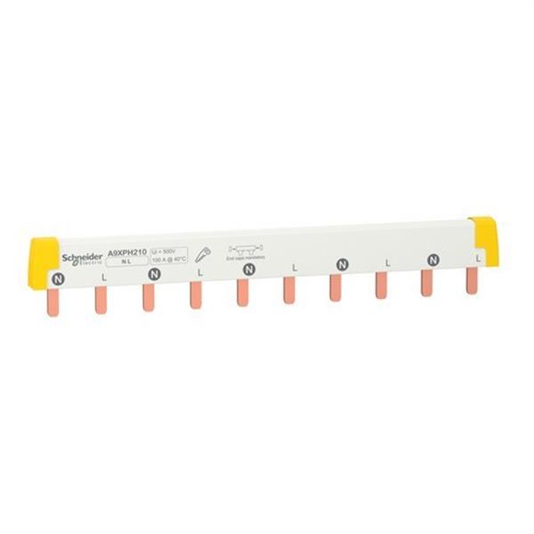 SCHNEIDER ELECTRIC A9XPH210 Peine 2P 10 módulos K60N C60 ID