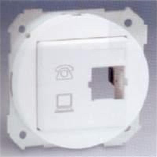 SIMON 88098-32 ADAPTADOR/A 1 CONECTOR RJ-45 CATEGORIA 5 ATT SERIE 88 MARRON 