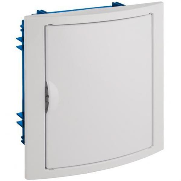 SOLERA 5108HGW Caja de distribución de empotrar en tabique hueco de 8 elementos 205x233x72 marco y puerta 