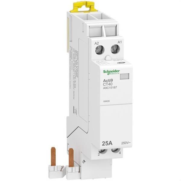 SCHNEIDER ELECTRIC A9C15187 Contactor CT iC40 2P 25A