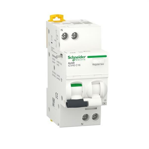 SCHNEIDER ELECTRIC A9DE2632 Disyuntor ACTI 9 iCV40 1PN C 32A 30mA AC RCBO