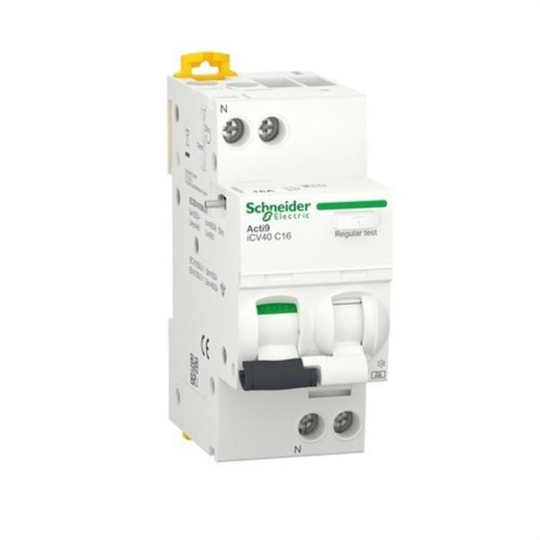 SCHNEIDER ELECTRIC A9DE6632 Disyuntor ACTI 9 iCV40 1PN C 32A 300mA AC RCBO