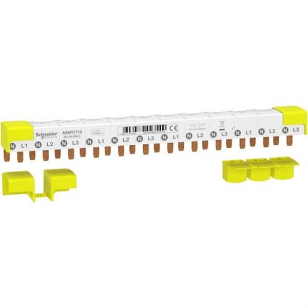 SCHNEIDER ELECTRIC A9XPC712 Barra colectora de peine ACTI9 IC40 3PN 12 módulos 18mm