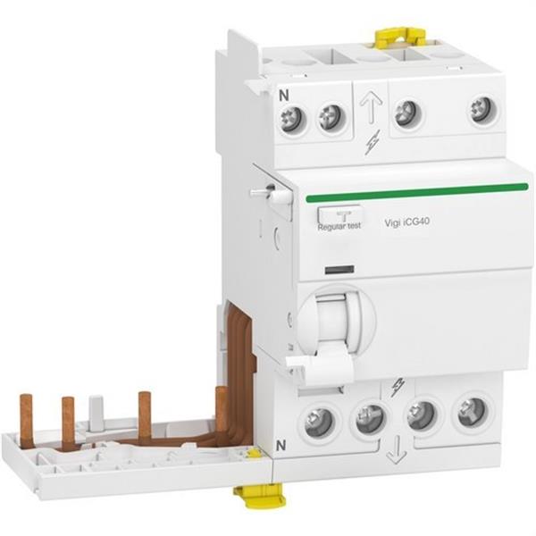 SCHNEIDER ELECTRIC A9Y72740 Dispositivo ACTI 9 VIGI ICG40 3PN 40A 30mA AC VIGI de corriente residual complementario