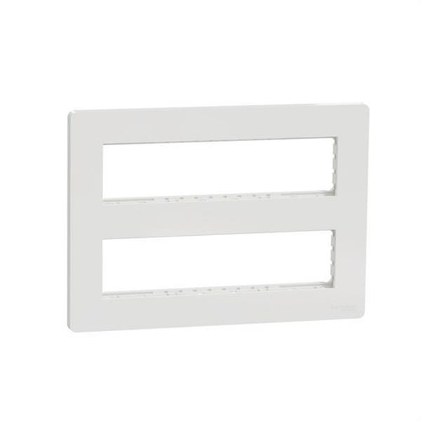 SCHNEIDER ELECTRIC NU121820 Centralización superficie 2x8 módulos blanco activo