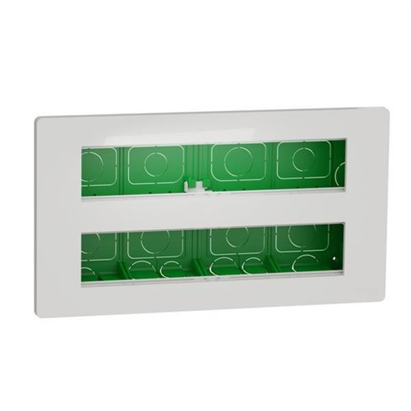 SCHNEIDER ELECTRIC NU171020 Centralización superficie 2x10 módulos blanco activo
