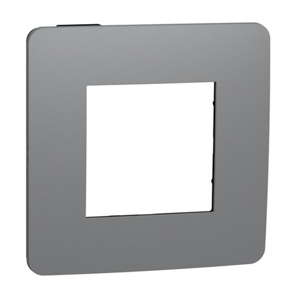 SCHNEIDER ELECTRIC NU280222 Marco 1 elemento STUDIO gris negro