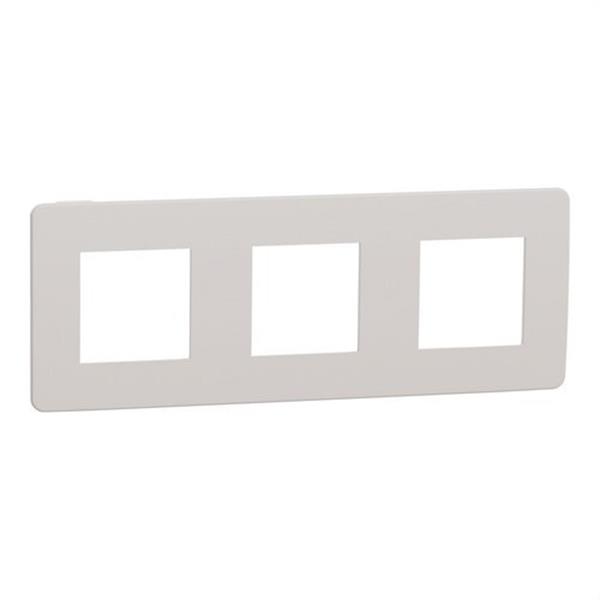 SCHNEIDER ELECTRIC NU280624 Marco 3 elementos STUDIO cava blanco