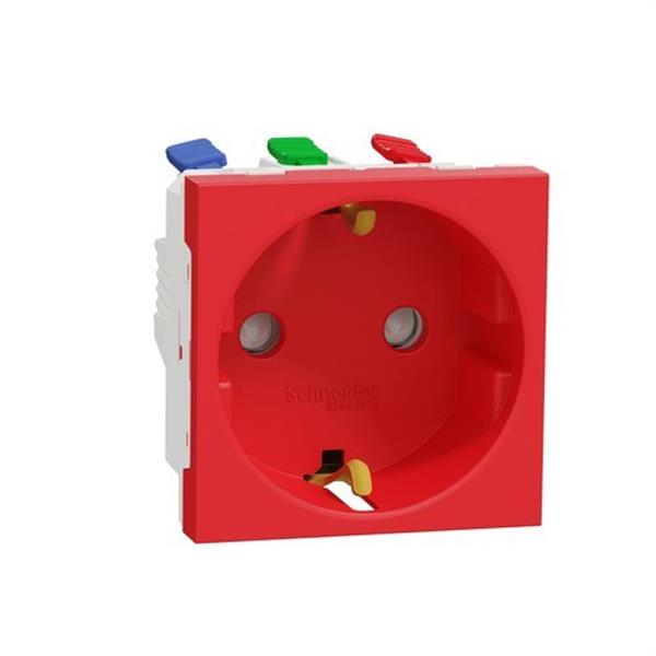 SCHNEIDER ELECTRIC NU305703 Schuko NU305703 conexión rápida rojo