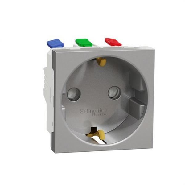SCHNEIDER ELECTRIC NU305730 Schuko NU305730 conexión rápida aluminio