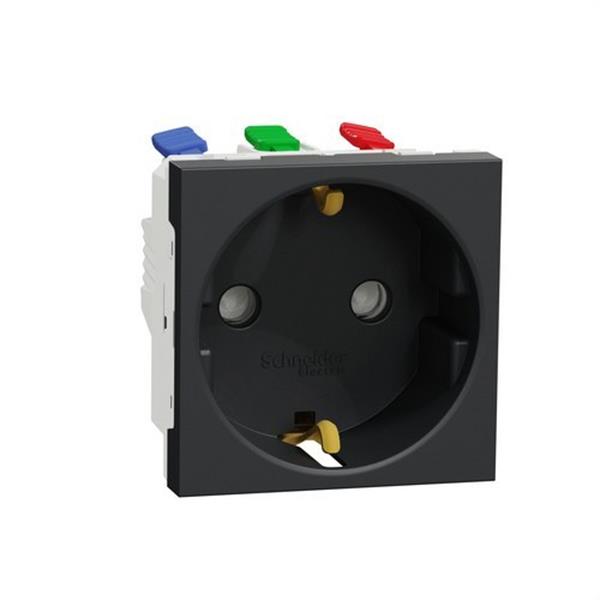 SCHNEIDER ELECTRIC NU305754 Schuko NU305754 conexión rápida antracita
