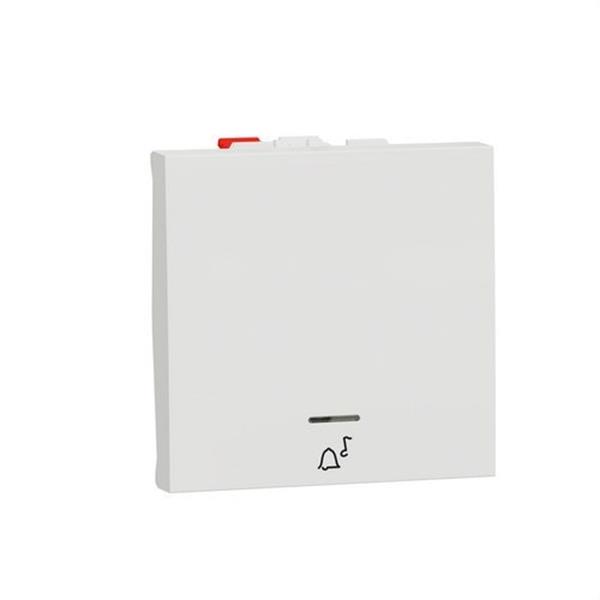 SCHNEIDER ELECTRIC NU320618CN Pulsador 2 módulos timbre LED localización polar