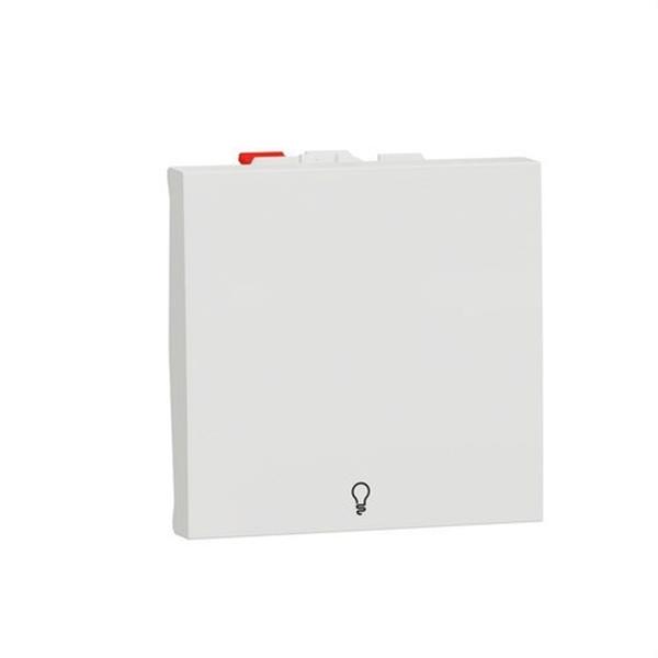 SCHNEIDER ELECTRIC NU320618L Pulsador 2 módulos símbolo luz polar