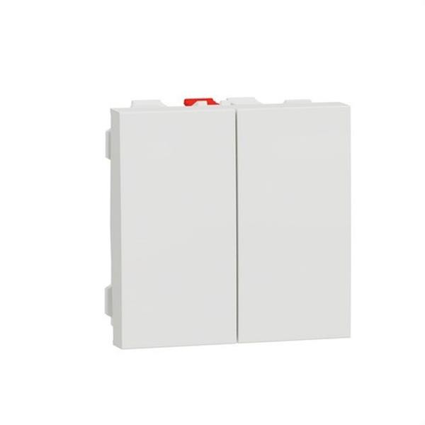SCHNEIDER ELECTRIC NU321318 Conmutador doble 2 módulos polar