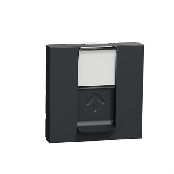 SCHNEIDER ELECTRIC NU341154 Toma RJ45 categoría 5e UTP 2 módulos antracita