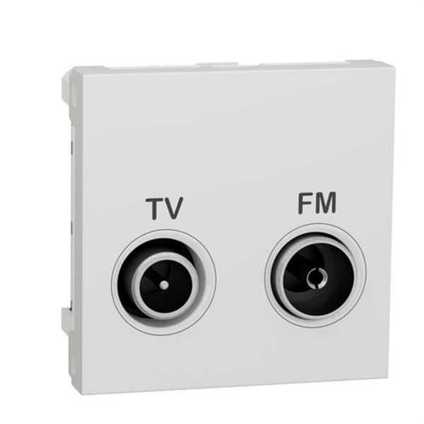 SCHNEIDER ELECTRIC NU345118 Toma TV-FM derivación única polar