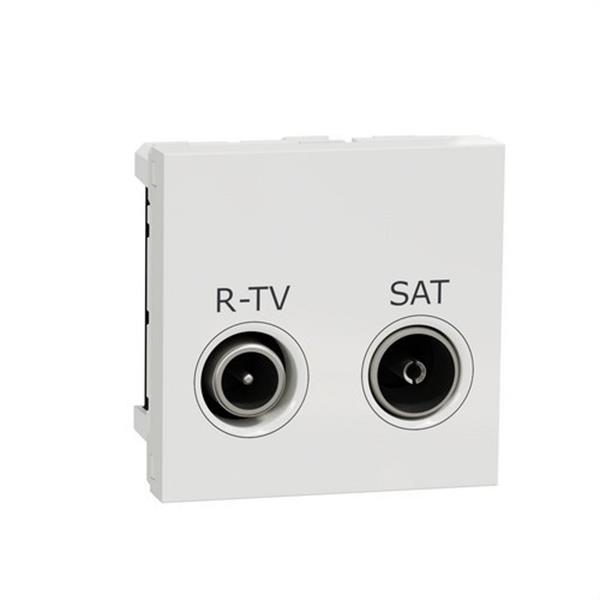 SCHNEIDER ELECTRIC NU345418 Toma R-TV/SAT NU345418 derivación única polar