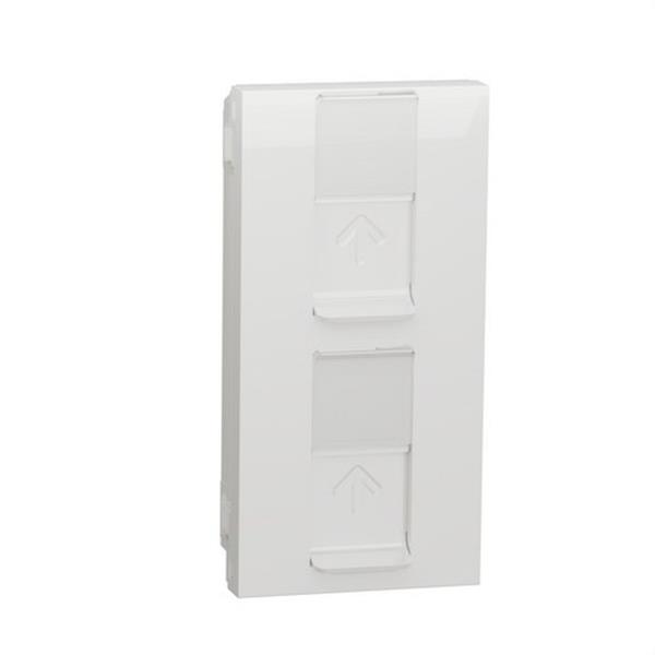SCHNEIDER ELECTRIC NU348218 Toma doble RJ45 UTP categoría 6 polar