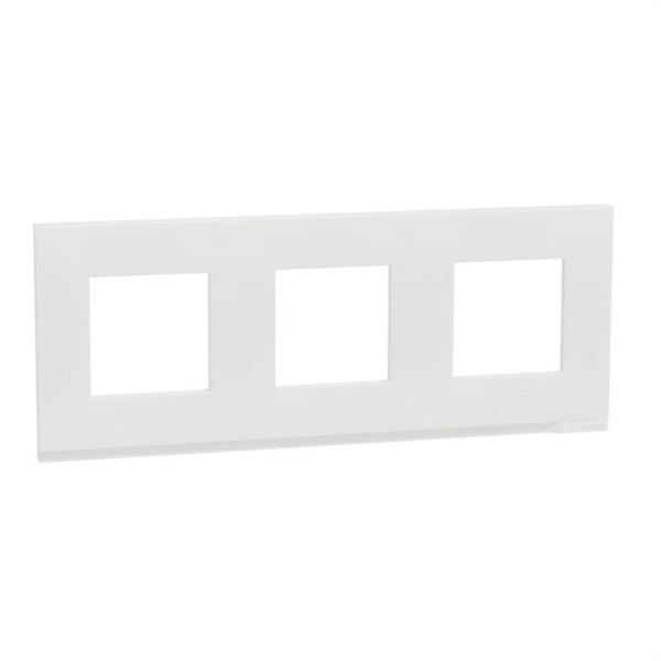 SCHNEIDER ELECTRIC NU600689 *Marco 3 elementos PURE blanco traslucido