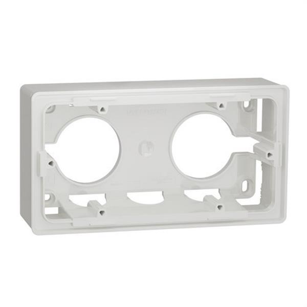 SCHNEIDER ELECTRIC NU800418 Zócalo de superficie 2 elementos Studio polar