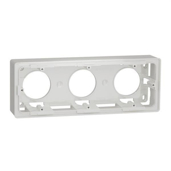 SCHNEIDER ELECTRIC NU800618 Zócalo de superficie 3 elementos Studio polar
