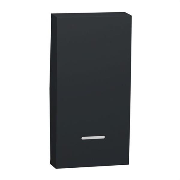 SCHNEIDER ELECTRIC NU910054N Tecla 1 modulo con visor antracita