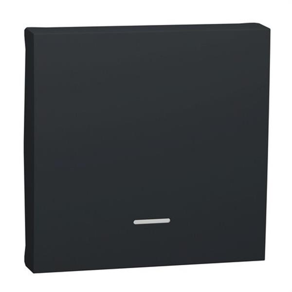 SCHNEIDER ELECTRIC NU920054N Tecla 2 módulos con visor antracita