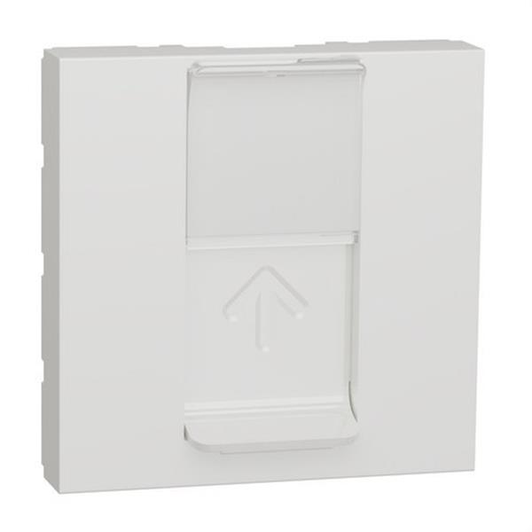 SCHNEIDER ELECTRIC NU941118 Carátula toma RJ45 2 módulos polar