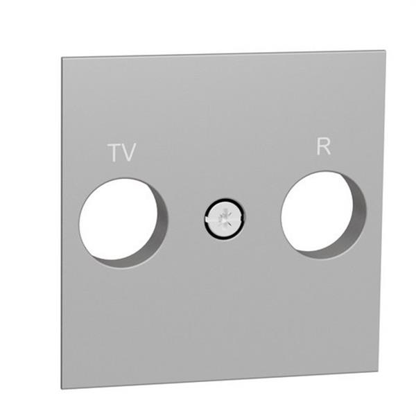 SCHNEIDER ELECTRIC NU944030 Caratula toma TV/FM aluminio