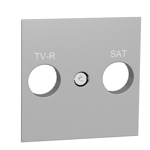 SCHNEIDER ELECTRIC NU944130 Caratula toma R-TV/SAT aluminio