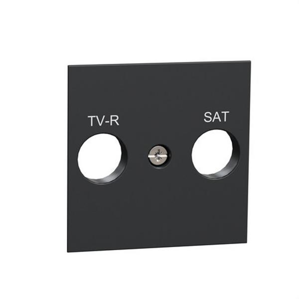 SCHNEIDER ELECTRIC NU944154 Caratula toma R-TV/SAT antracita