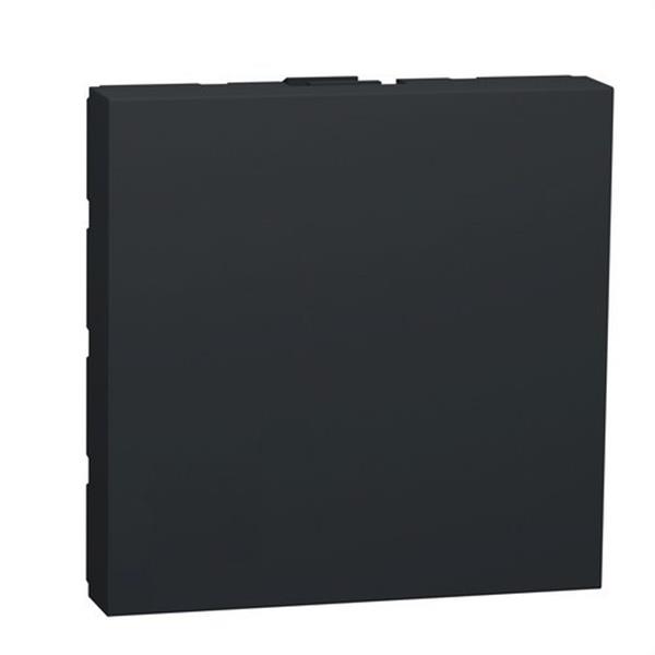 SCHNEIDER ELECTRIC NU986654 Tapa ciega 2 módulos antracita